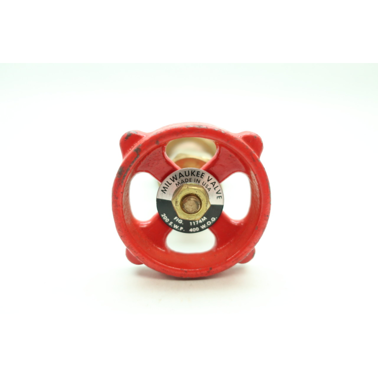 Milwaukee 1174M Manual Bronze Threaded Wedge Gate Valve 3/8in Npt