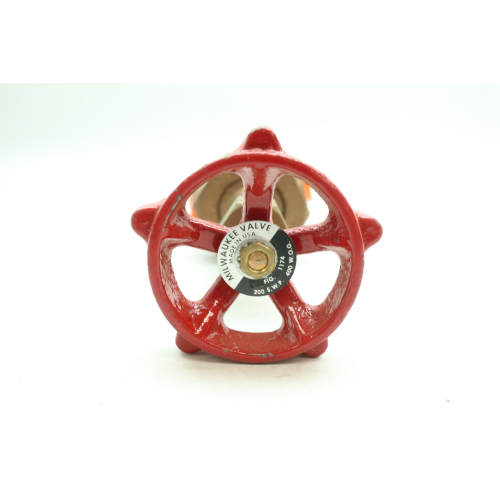 Milwaukee 1150 Manual Brass Wedge Gate Valve 1in Npt 150