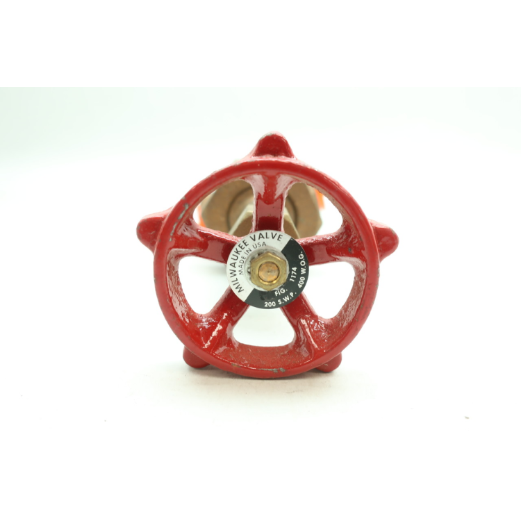Milwaukee 1150 Manual Brass Wedge Gate Valve 1in Npt 150