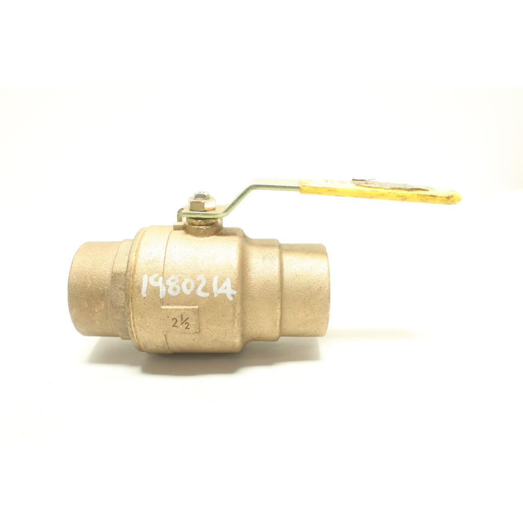 Milwaukee Manual Bronze Socket Weld Ball Valve 2-1/2in 600wog