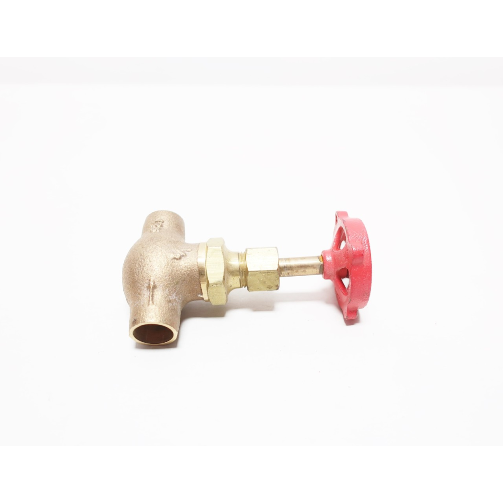 Milwaukee 1502 Manual Bronze Socket Weld 1/2in Globe Valve