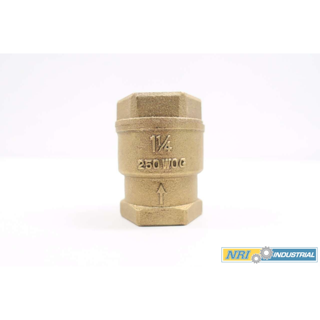 Milwaukee 548T 1-1/4 In Npt Bronze Threaded Spring Check Valve