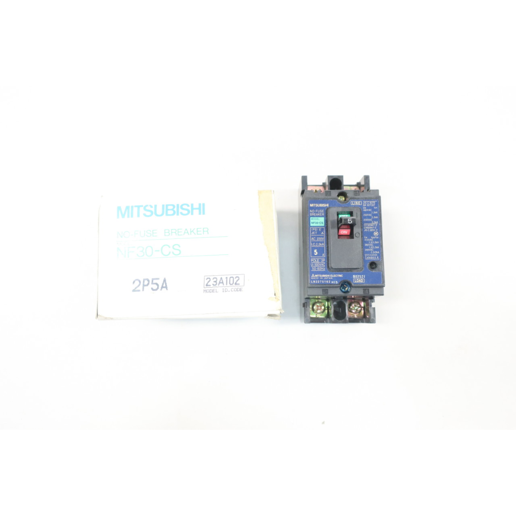 Mitsubishi NF30-CS Molded Case Circuit Breaker 2p 10a 220v-ac