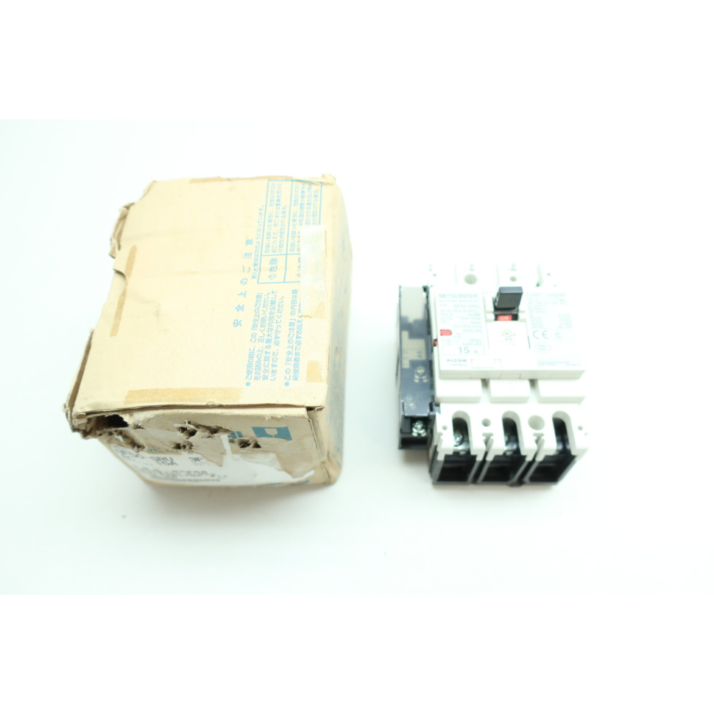 Mitsubishi NF50-SRU3015 Molded Case Circuit Breaker 3p 15a 240v-ac