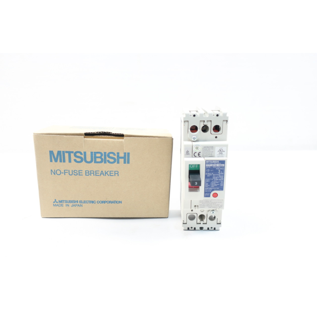 Mitsubishi NF50-SWU 2p 3a Amp 240v-ac Molded Case Circuit Breaker