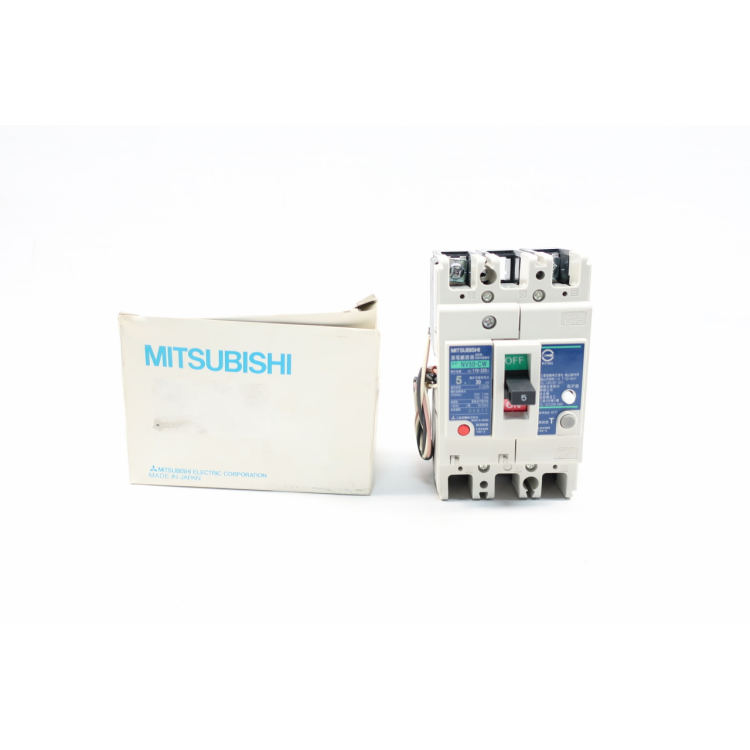 Mitsubishi NV50-CW Earth-leakage Circuit Breaker 2p 5a 110-220v-ac