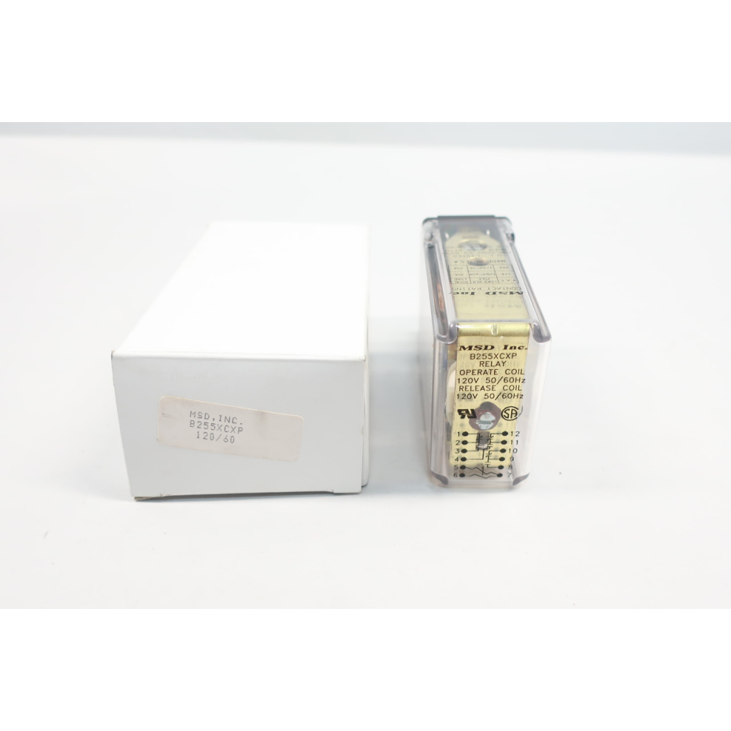 Msd B255XCXP Plug-in Relay 120v-ac