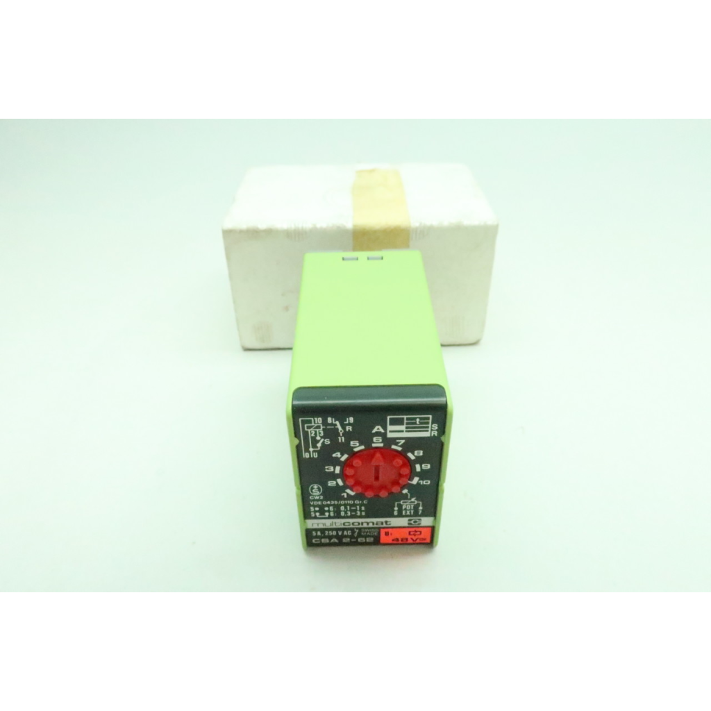Multicomat CSA 2-62 Time Delay Relay 48v-dc
