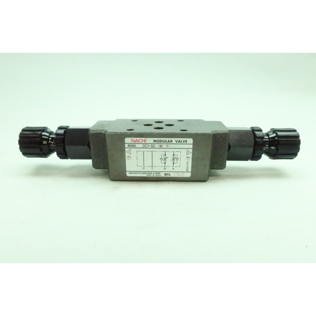 Nachi OCY-G01-W-Y-K-20 Flow Regulator Modular Valve
