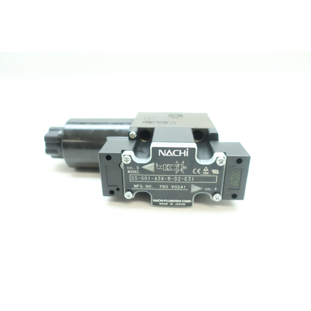 Nachi SS-G01-A3X-R-D2-E31 Hydraulic Solenoid Valve 24v-dc