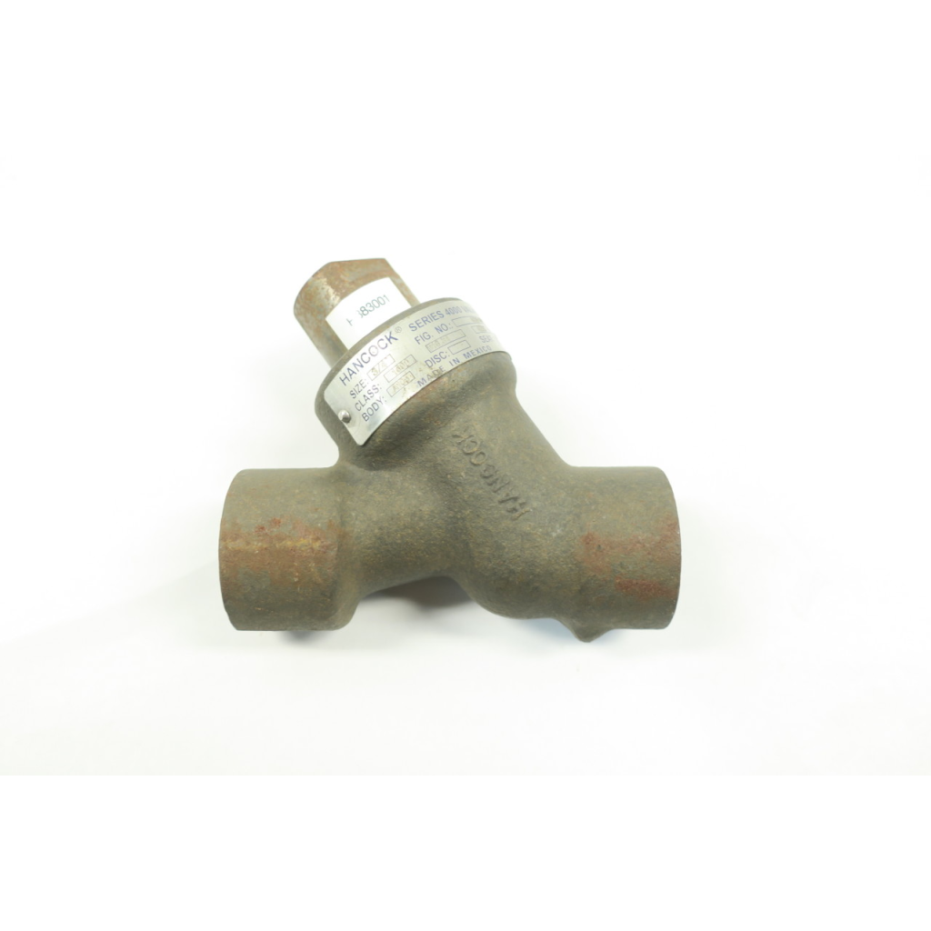 New Hancock 4061W1 Series 4000 Steel 1690 Socket Weld 3/4in Globe Valve