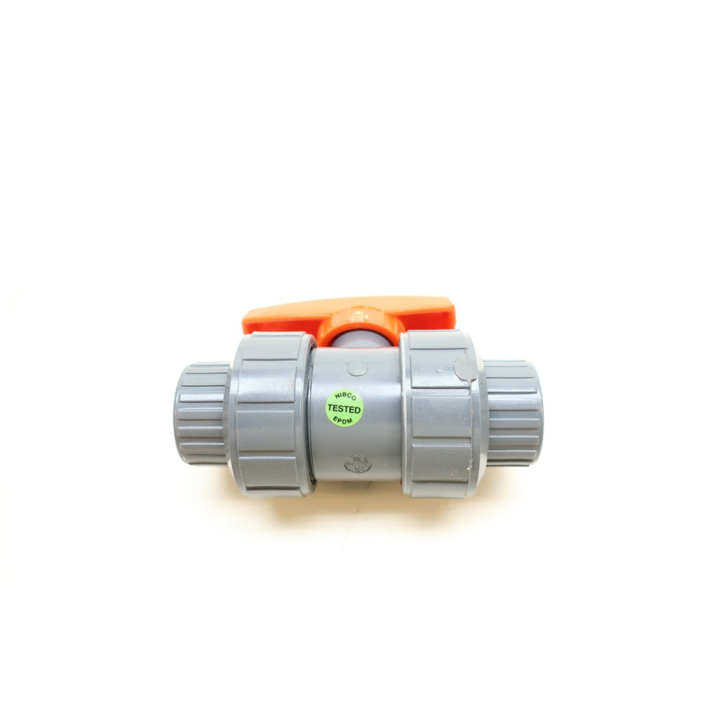 Nibco Chemtrol Tru-bloc Manual Pvc 3/4in Ball Valve