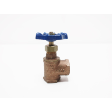 Nibco Manual Bronze Threaded 1/2in Npt Angle Globe Valve