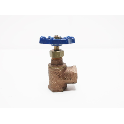 Nibco Manual Bronze Threaded 1/2in Npt Angle Globe Valve Nibco Manual Bronze Threaded 1/2in Npt Angle Globe Valve
