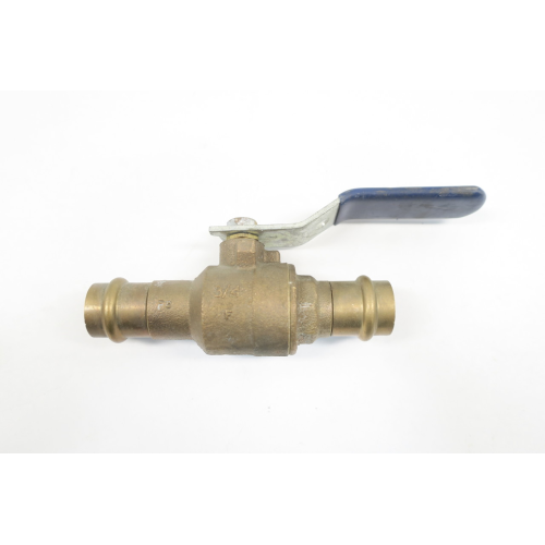 Nibco PC-585-70 Bronze 3/4in Press Ball Valve 600cwp