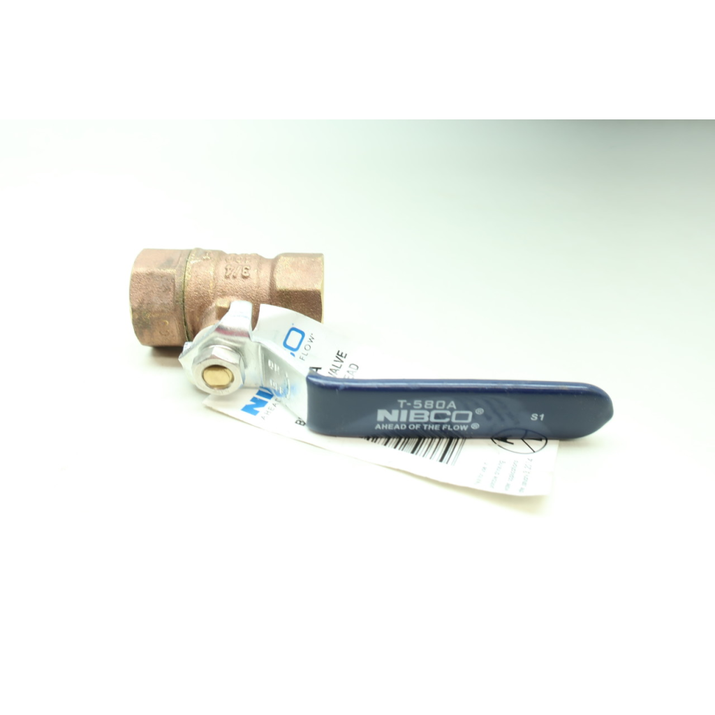 Nibco T-580A Bronze Ball Valve 3/4in Npt