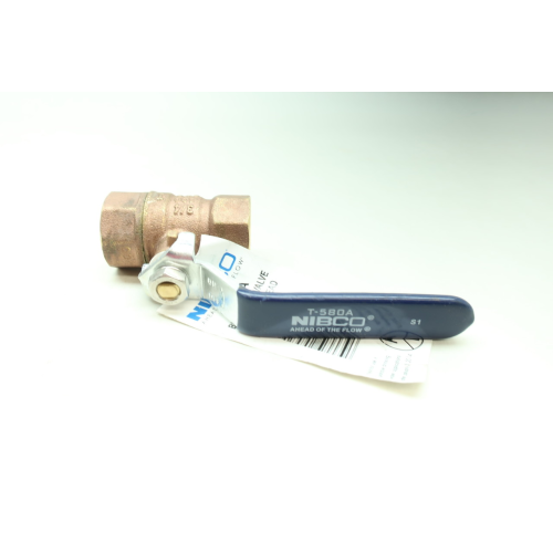 Nibco T-580A Bronze Ball Valve 3/4in Npt