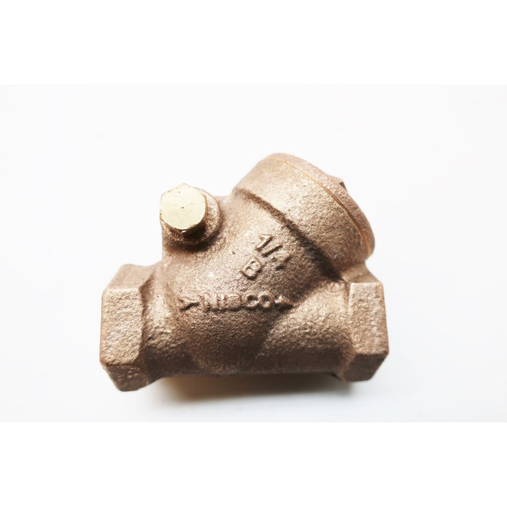 Nibco T433B Check Valve Bronze Threaded 1/4in Npt