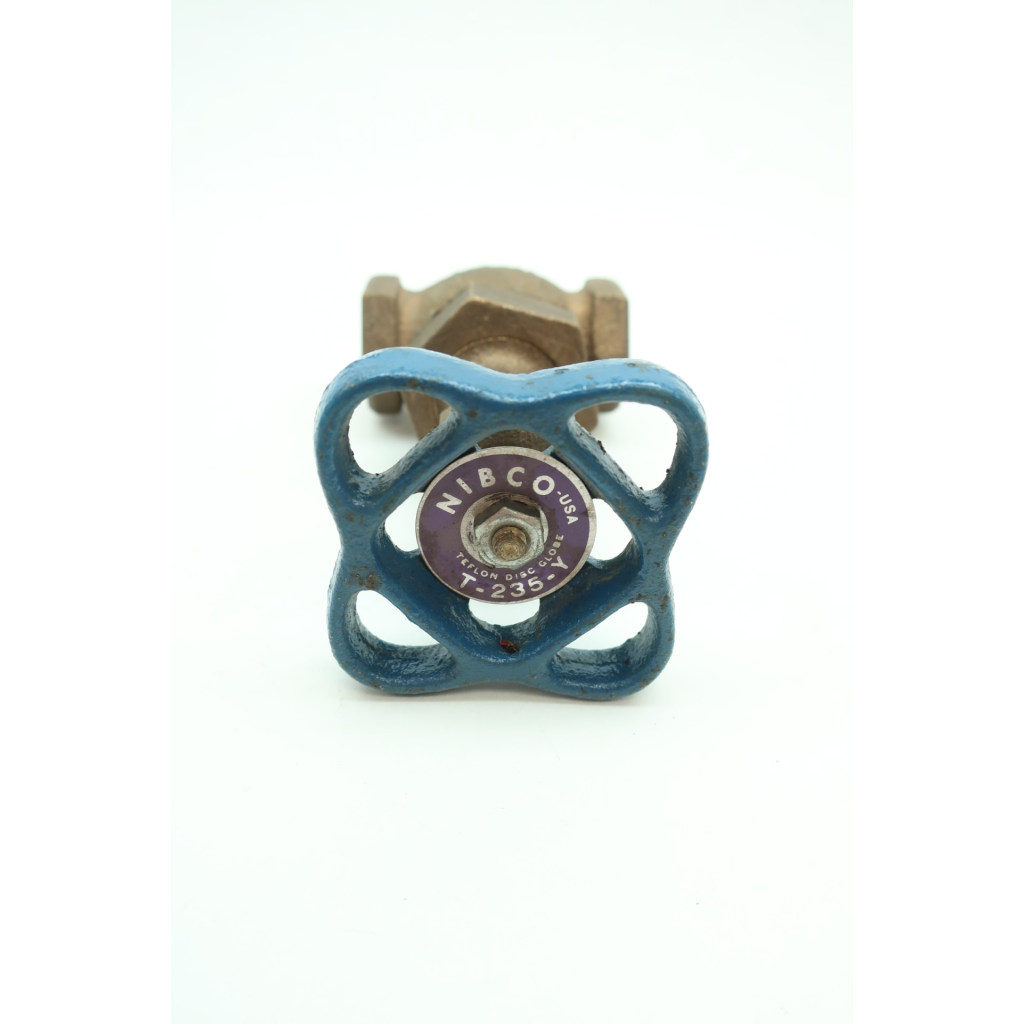 Nibco T-235-Y Manual Bronze Globe Valve 3/8in Npt 150swp