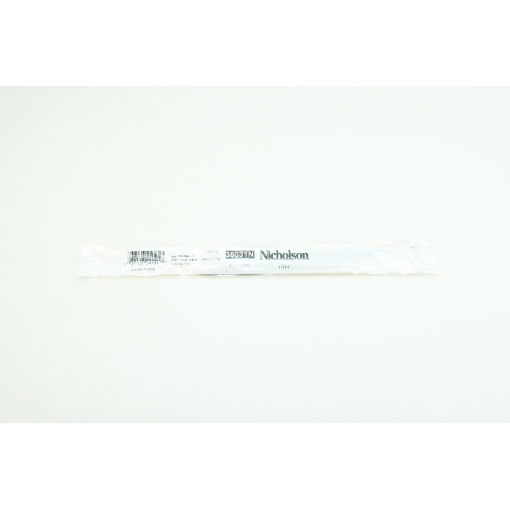 Nicholson 35031N Barrette File 0 Cut 4in