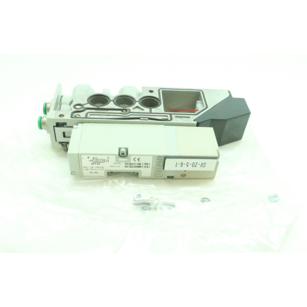 Numatics 092BA411ML11B61 Solenoid Valve 24v-dc