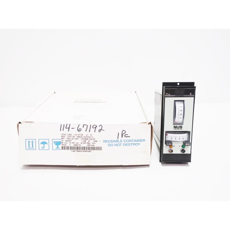 Nus Instruments NUS-A057PA-1 UTS2000-720-01 Rev 1 Utility Station Panel Meter