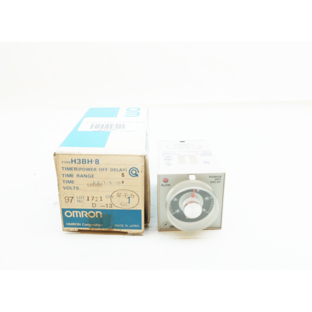 Omron H3BH-8 0.5-10sec 125v-dc Time Delay Relay