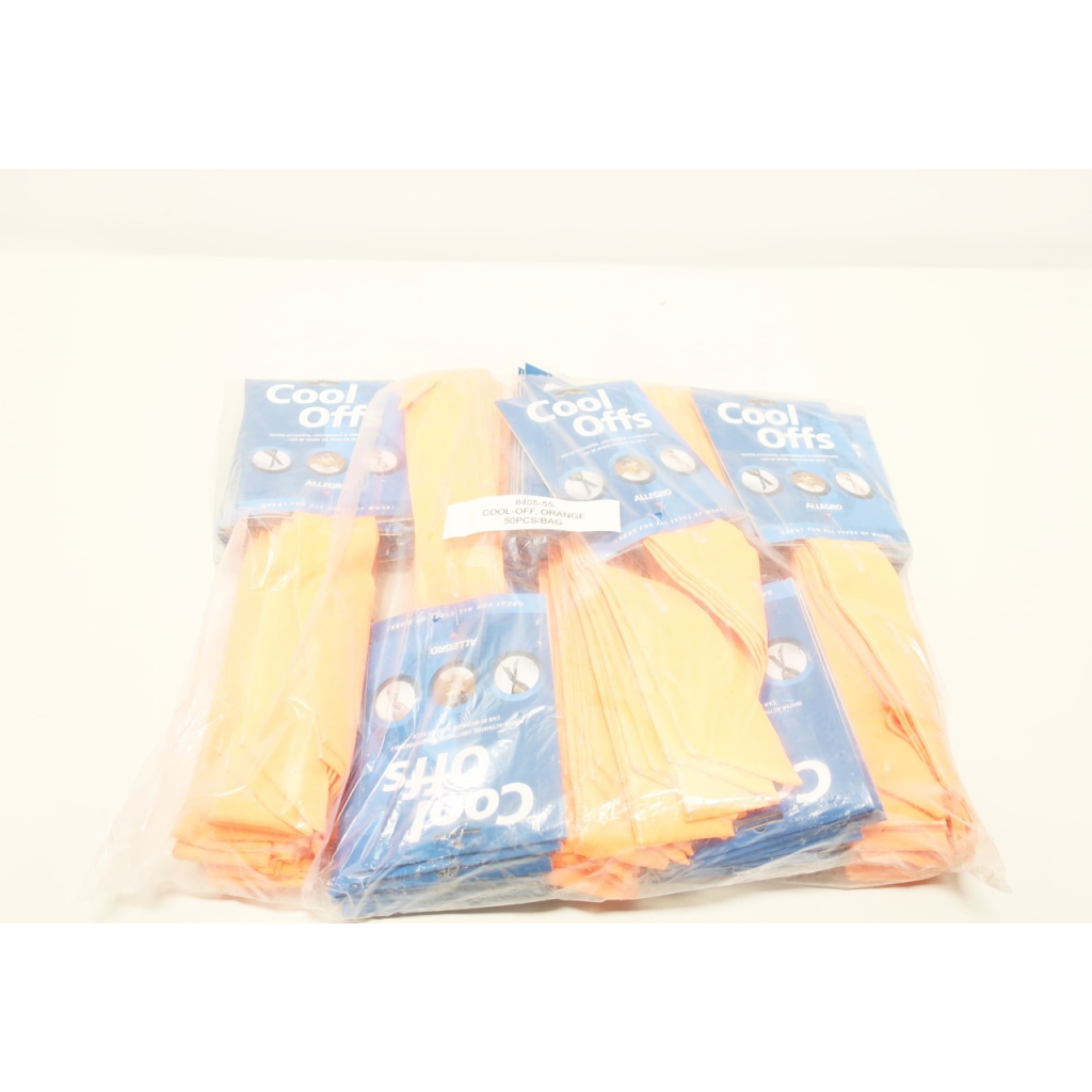Pack Of 50 Allegro Industries 8405-55 Hi-vis Orange Cool Offs