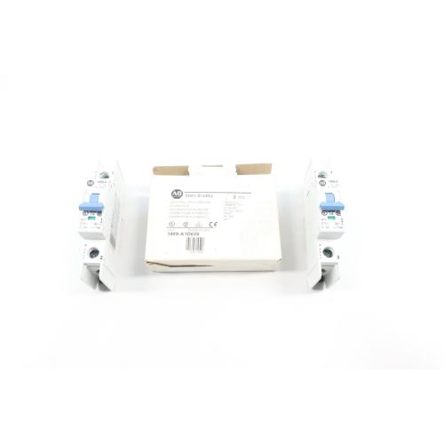 Pack Of 2 Allen Bradley 1489-A1D020 Miniature Circuit Breaker 1p 2a Amp 277v-ac