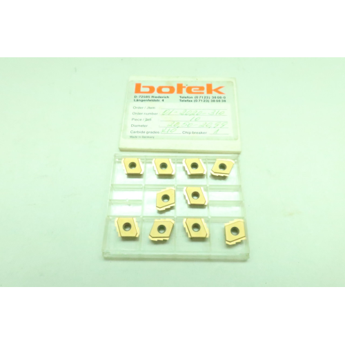 Pack Of 10 Botek 01-2020-310 Carbide Insert
