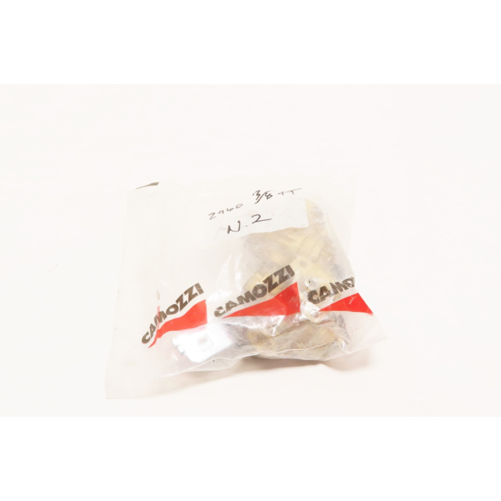 Pack Of 2 Camozzi 2960-3/8PT 3-way 2-pos Manual Brass 3/8in Npt Ball Valve