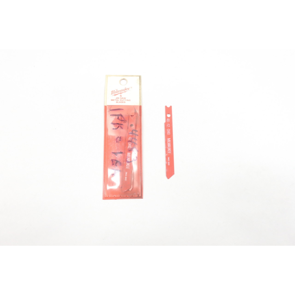 Pack Of 5 Milwaukee 48-42-0140 Jigsaw Metal Cutting Blade