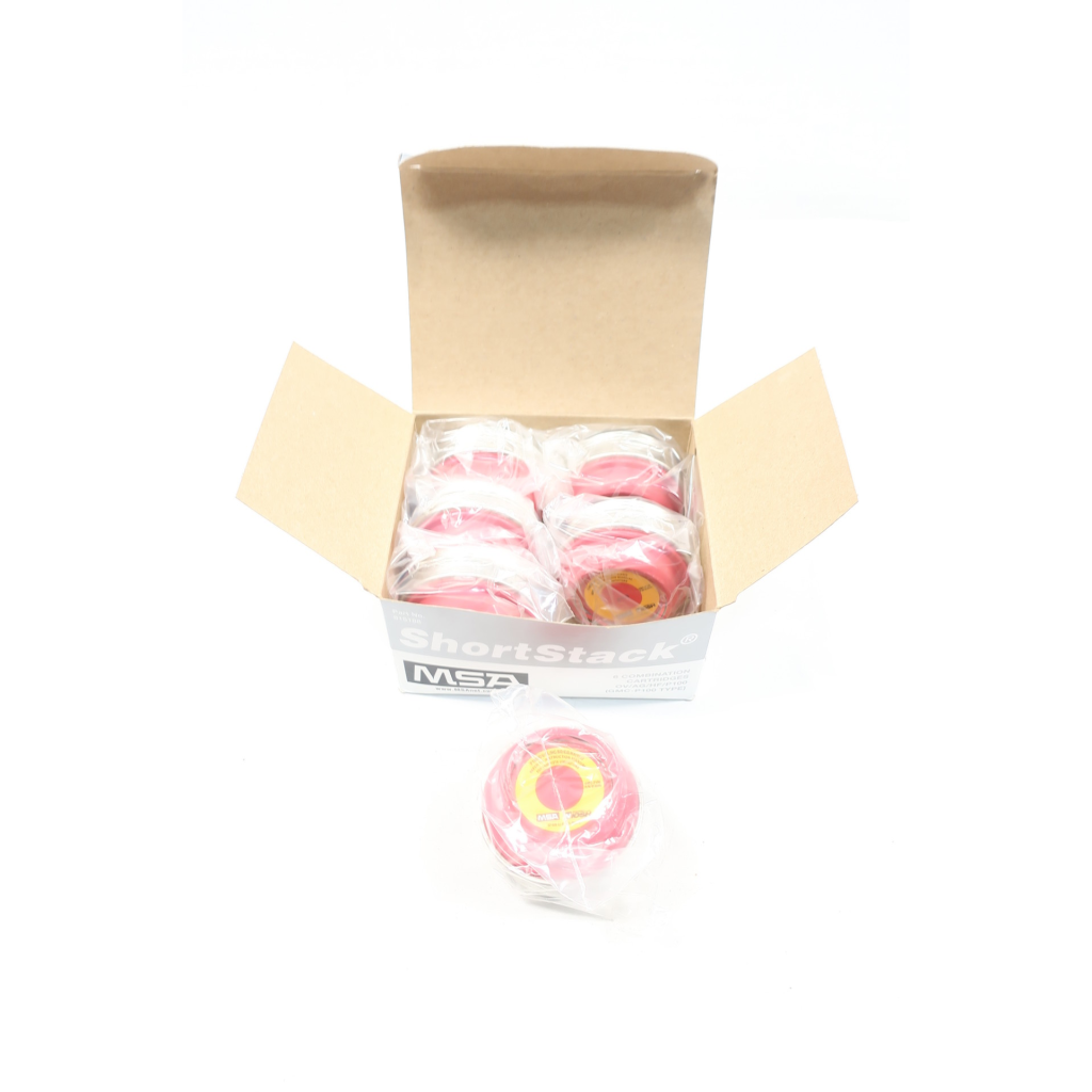 Pack Of 6 Msa 815188 Combination Cartridge Ov/ag/hf/p100 Gmc-p100 Type