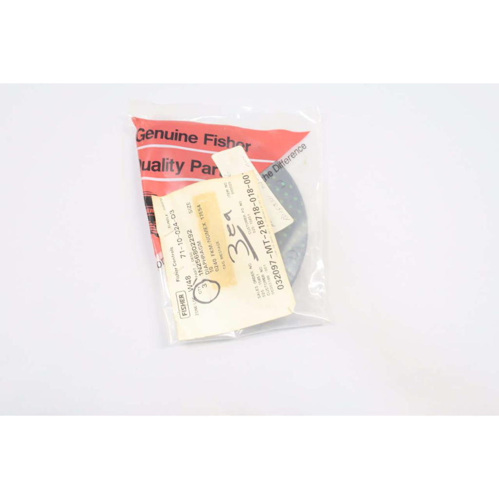 Pack Of 3 New Fisher 1N256802292 Diaphragm