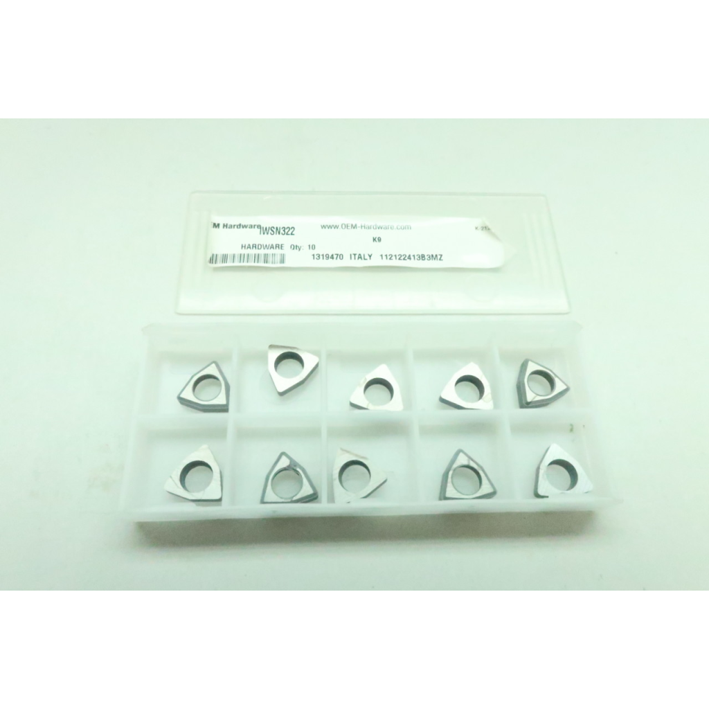 Pack Of 10 Oem Hardware IWSN322 K9 Carbide Insert
