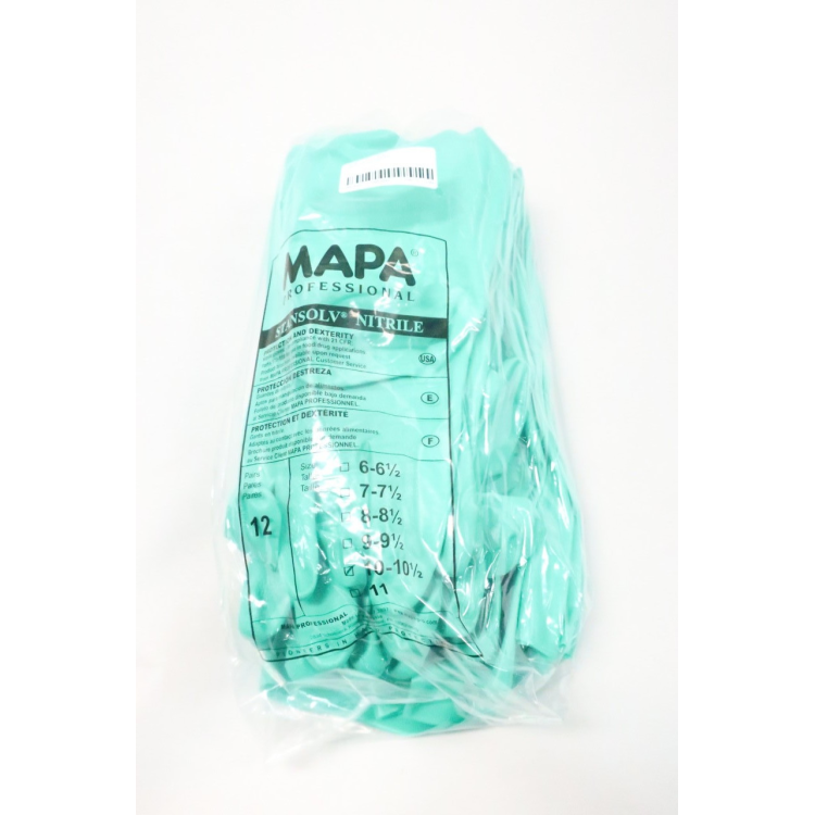 Pack Of 12 Pairs Mapa AF-18 Stansolv Glove 8-8-1/2