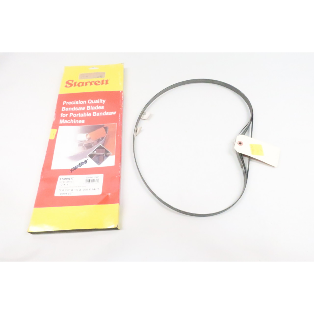 Pack Of 4 Starrett BM1418-5 Saw Blade 3ft 8-1/8in X 1/2in X 0.2in X 14-18