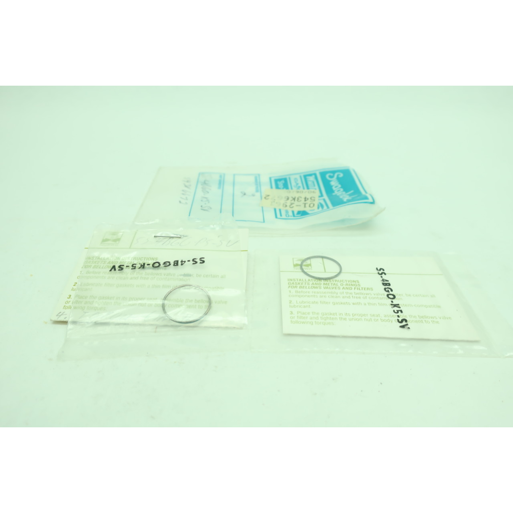 Pack Of 2 Swagelok SS-4BGO-K5-SV O-ring/gasket Kit