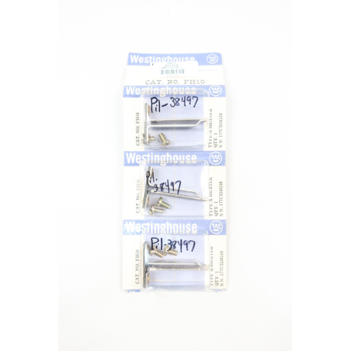 Pack Of 3 Westinghouse FH10 Overload Relay Heater Element