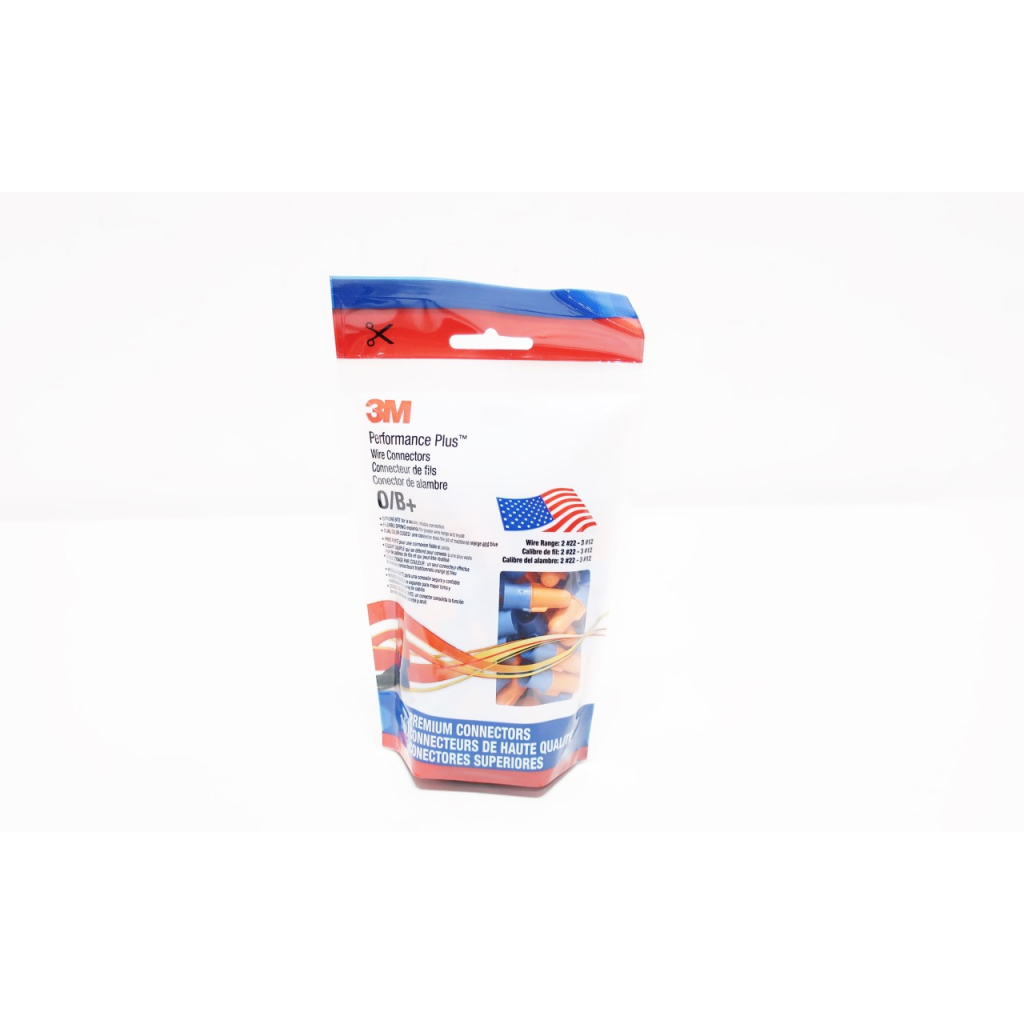 Pack Of 100 3m 0/B+ Performance Plus Wire Connector