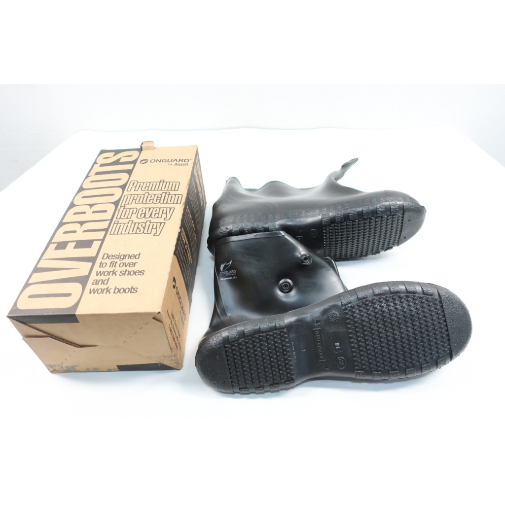 Pair Of Onguard 86020 Black Overboot Size 2x 10in