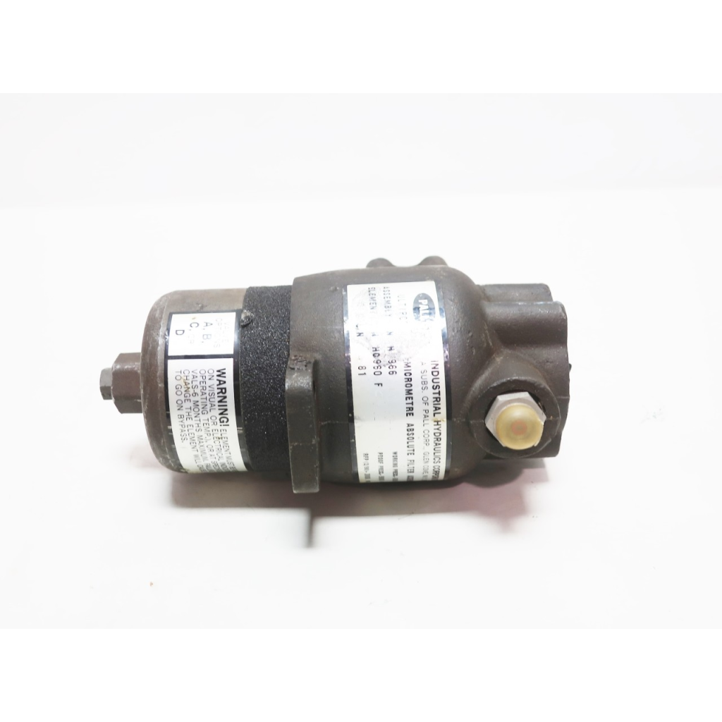 Pall H 9660 Ultipor Micrometre Absolute 1in 6000psi Hydraulic Filter Assembly