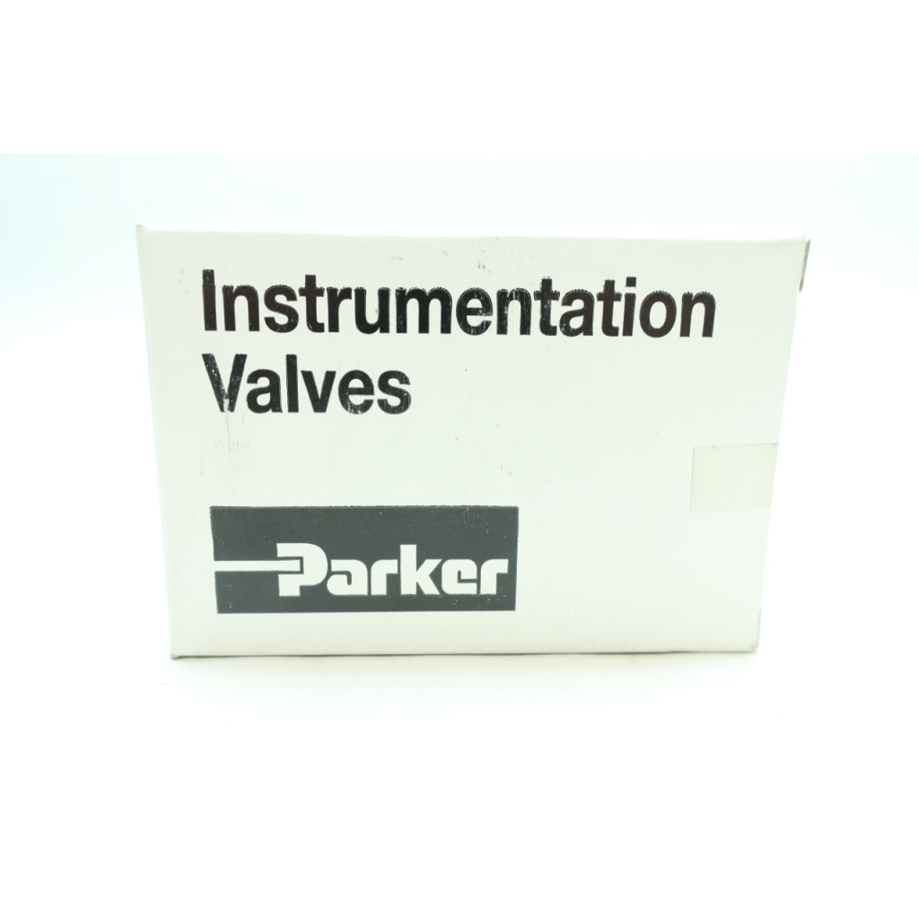 Parker 8A-V6LN-B Manual Brass Needle Valve 1/2in Tube 3000psi