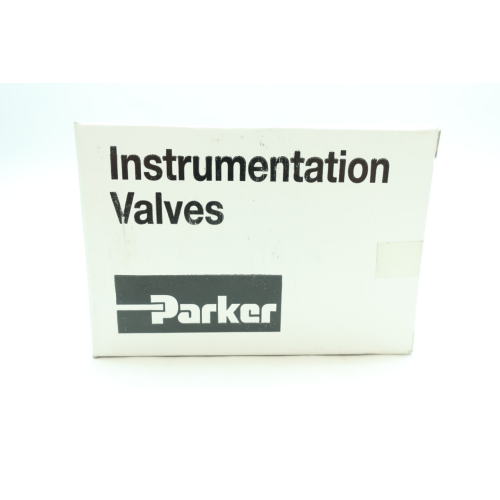 Parker 8A-V6LN-B Manual Brass Needle Valve 1/2in Tube 3000psi