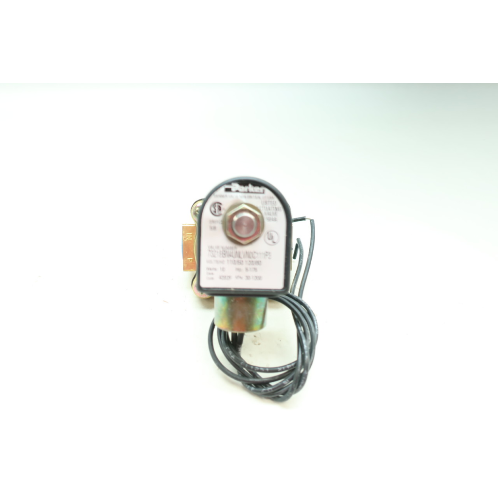 Parker 73218BN4UNLVN0C111P3 Solenoid Valve 120v-ac 5/8in Npt