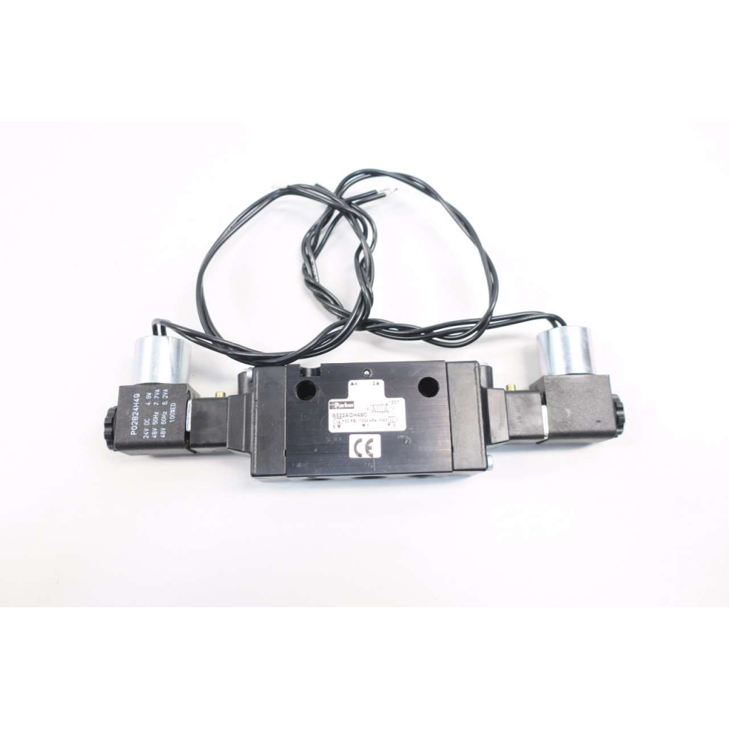 Parker B522ADH49C 1/4in X 3/8in 24v-dc Npt Solenoid Valve