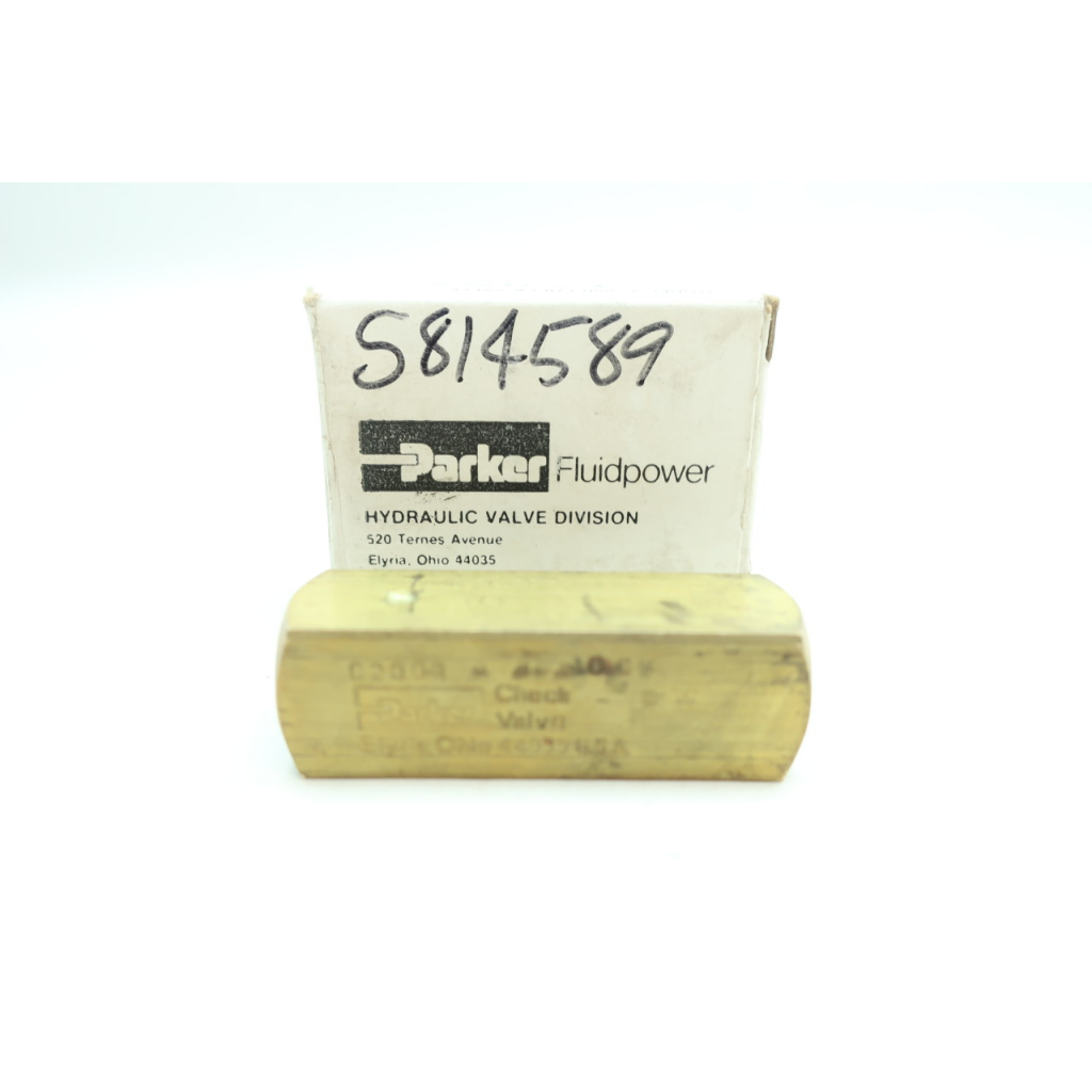 Parker C200B 1A857 Bronze Check Valve 3/8in Npt
