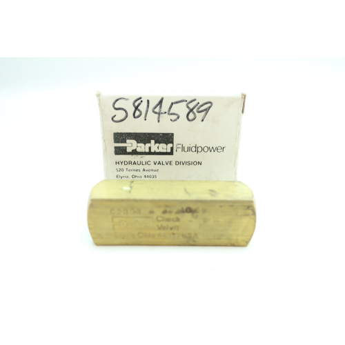 Parker C200B 1A857 Bronze Check Valve 3/8in Npt