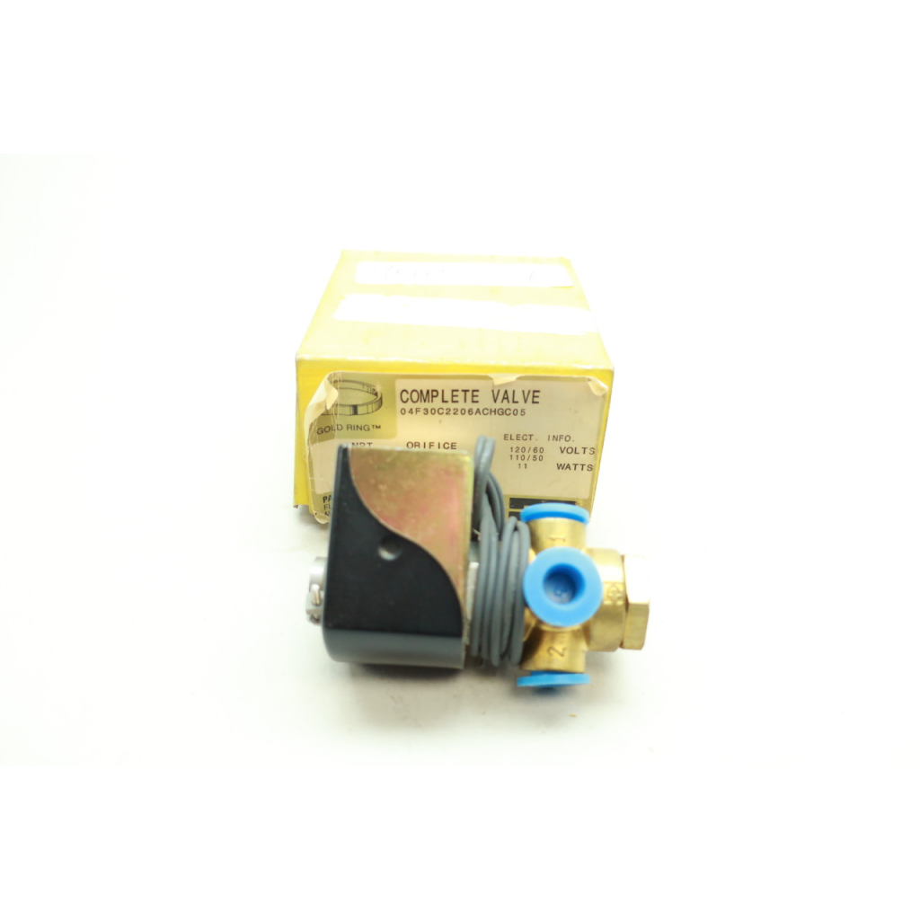 Parker Hannfin 04F30C2206ACHGC05 Gold Ring Solenoid Valve 120v-ac 1/4in Npt