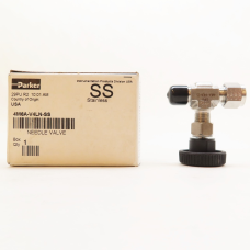 Parker 4M6A-V4LN-SS Manual Stainless Needle Valve 1/4in Tube X 1/4in Npt